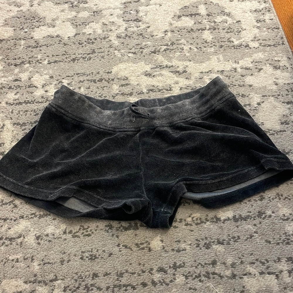 Dark grey hard tail shorts